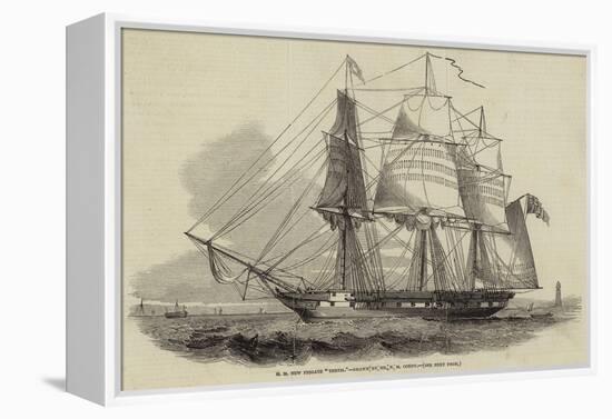 H M New Frigate Thetis-Nicholas Matthews Condy-Framed Premier Image Canvas