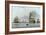 H.M.S. Britannia and Other Shipping in Calm Waters-John Of Hull Ward-Framed Giclee Print