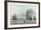 H.M.S. Britannia and Other Shipping in Calm Waters-John Of Hull Ward-Framed Giclee Print