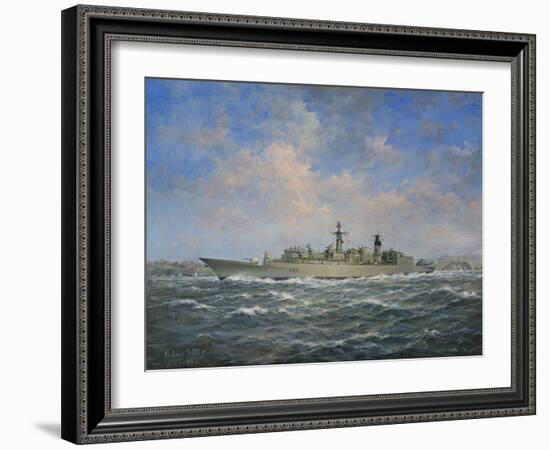 H.M.S. Chatham Type 22 (Batch 3) Frigate, 1996-Richard Willis-Framed Giclee Print