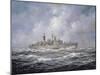 H.M.S. Exeter, Type 42 (Batch 2) Destroyer, 1990-Richard Willis-Mounted Giclee Print