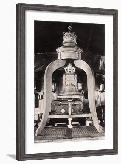 H.M.S Nelson's Silver Bell, Weight 2000 Ozs, 20th Century-null-Framed Photographic Print