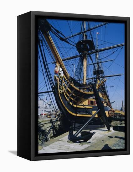 H.M.S. Victory, Portsmouth, Hampshire, England-Nigel Francis-Framed Premier Image Canvas