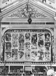 Cafe-Concert 'Les Ambassadeurs', the Stage Curtain with Posters by Jules Cheret (1836-1932)…-H. Mairet-Mounted Photographic Print