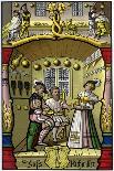 Barber and Wigmaker, 16th Century-H Moulin-Giclee Print