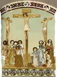 The Carrying of the Cross, 15th Century-H Moulin-Framed Giclee Print