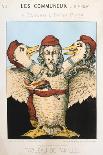 Le Canard a Trois Becs, Cartoon Relating to the Paris Commune, 1871-H Nerac-Giclee Print