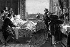 Raffaello's Deathbed-H O'Neil-Stretched Canvas