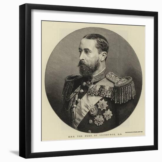 H R H Duke of Edinburgh-null-Framed Giclee Print