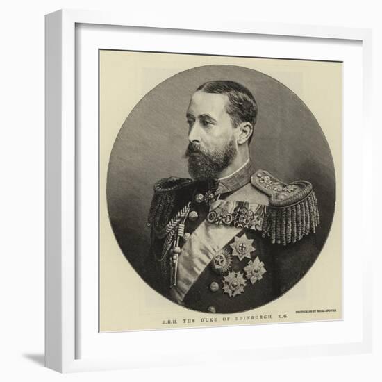 H R H Duke of Edinburgh-null-Framed Giclee Print
