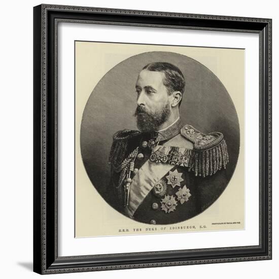 H R H Duke of Edinburgh-null-Framed Giclee Print