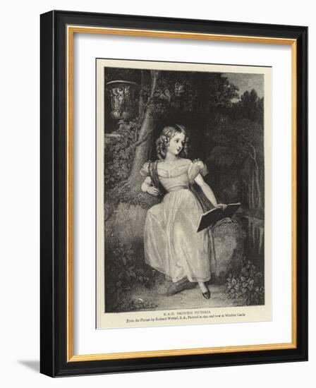 H R H Princess Victoria-Richard Westall-Framed Giclee Print