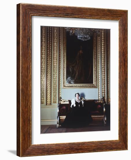 H.R.H.Queen Elizabeth, the Queen Mother-Cecil Beaton-Framed Giclee Print