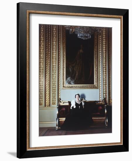 H.R.H.Queen Elizabeth, the Queen Mother-Cecil Beaton-Framed Giclee Print