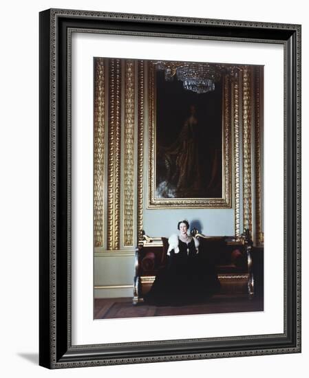 H.R.H.Queen Elizabeth, the Queen Mother-Cecil Beaton-Framed Giclee Print