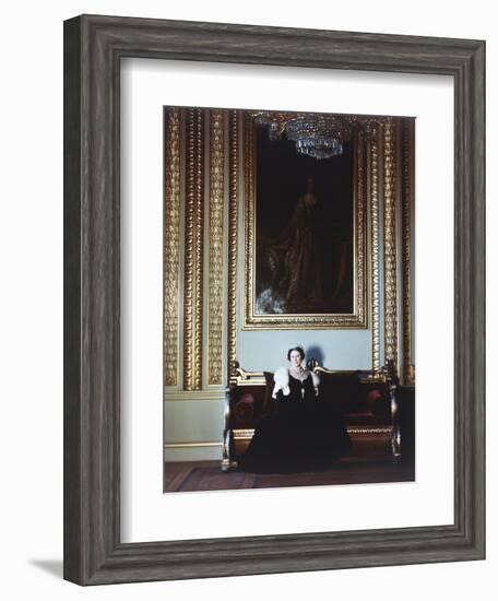 H.R.H.Queen Elizabeth, the Queen Mother-Cecil Beaton-Framed Giclee Print