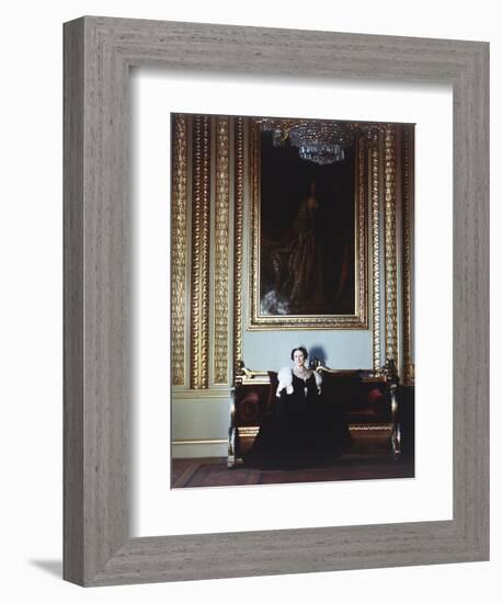 H.R.H.Queen Elizabeth, the Queen Mother-Cecil Beaton-Framed Giclee Print