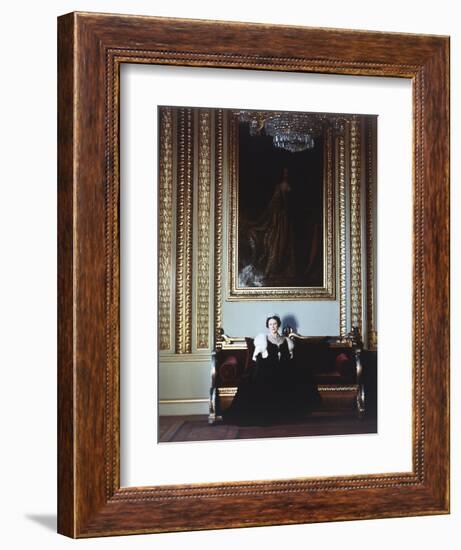 H.R.H.Queen Elizabeth, the Queen Mother-Cecil Beaton-Framed Giclee Print