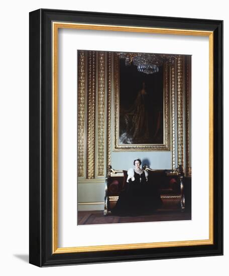 H.R.H.Queen Elizabeth, the Queen Mother-Cecil Beaton-Framed Giclee Print