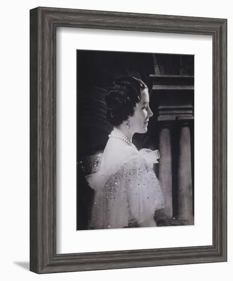 H.R.H.Queen Elizabeth-Cecil Beaton-Framed Giclee Print