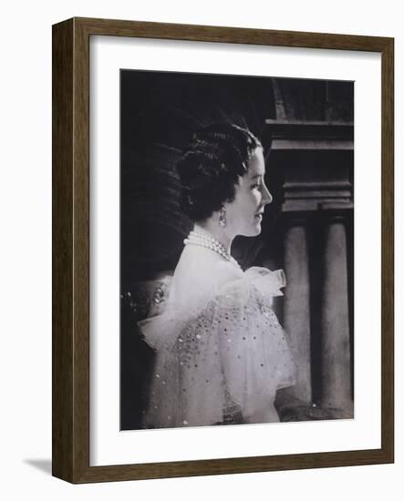 H.R.H.Queen Elizabeth-Cecil Beaton-Framed Giclee Print