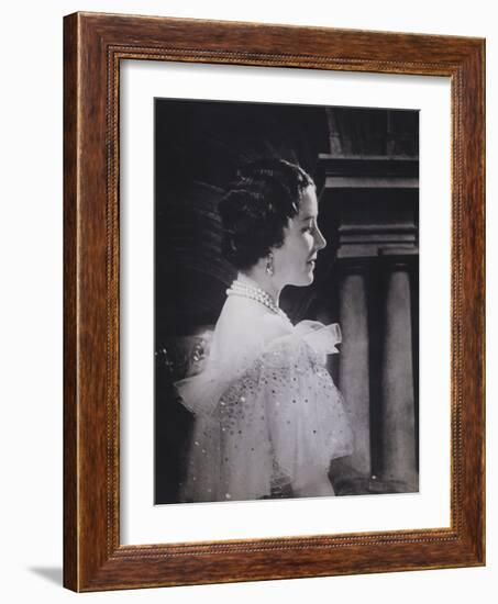 H.R.H.Queen Elizabeth-Cecil Beaton-Framed Giclee Print