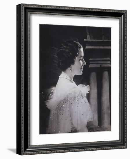 H.R.H.Queen Elizabeth-Cecil Beaton-Framed Giclee Print