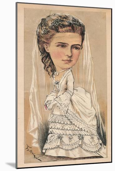'H.R.H. The Duchess of Ednburgh', 1874-Faustin-Mounted Giclee Print