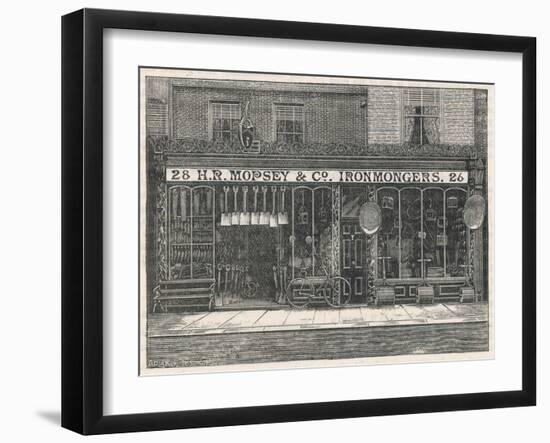 H.R Mopsey and Co Ironmongers-null-Framed Art Print
