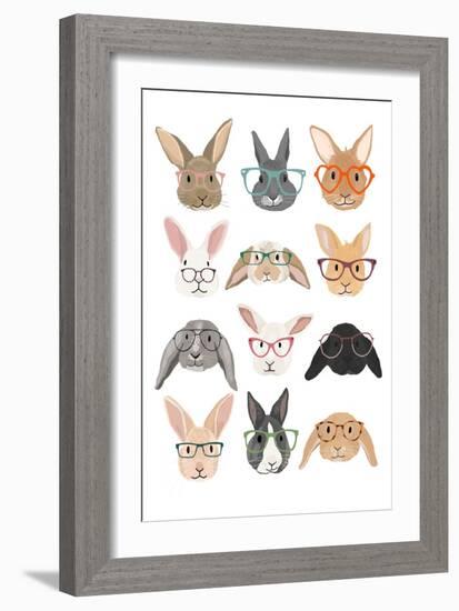 H Rabbits 2-Hanna Melin-Framed Giclee Print