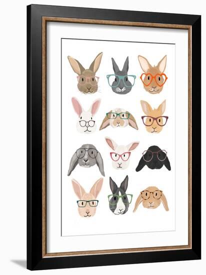 H Rabbits 2-Hanna Melin-Framed Giclee Print