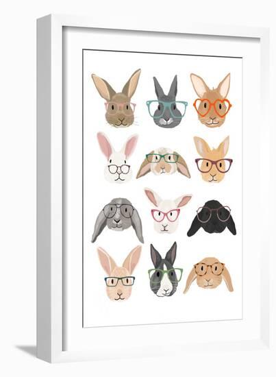 H Rabbits 2-Hanna Melin-Framed Giclee Print