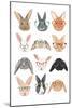 H Rabbits 2-Hanna Melin-Mounted Giclee Print