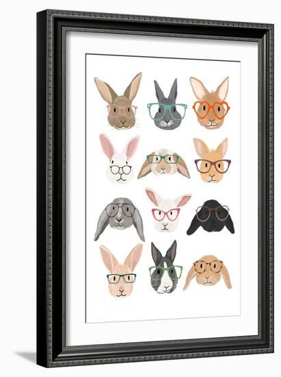 H Rabbits 2-Hanna Melin-Framed Giclee Print