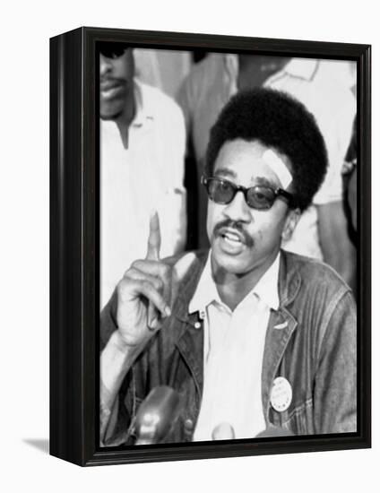 H. Rap Brown, S.N.C.C.-Marion S^ Trikosko-Framed Stretched Canvas