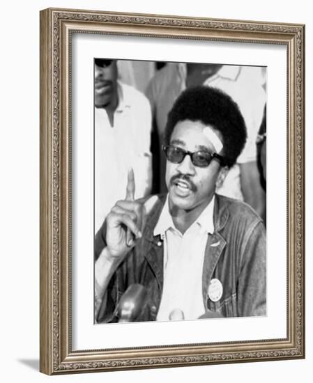 H. Rap Brown, S.N.C.C.-Marion S^ Trikosko-Framed Photo