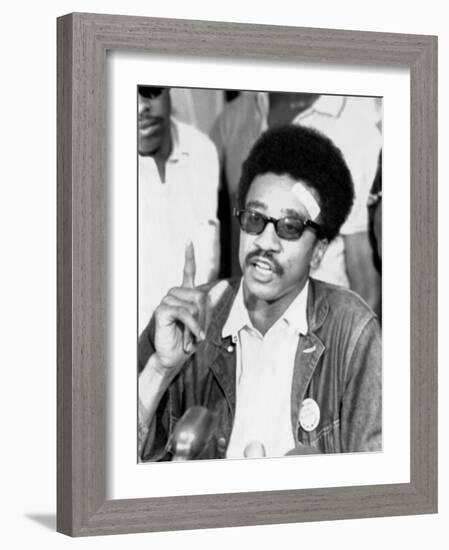 H. Rap Brown, S.N.C.C.-Marion S^ Trikosko-Framed Photo