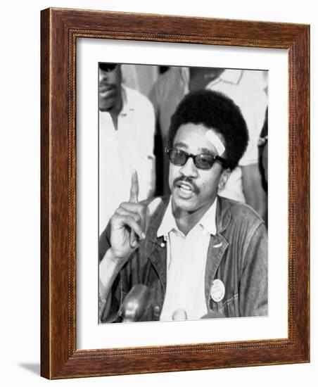 H. Rap Brown, S.N.C.C.-Marion S^ Trikosko-Framed Photo