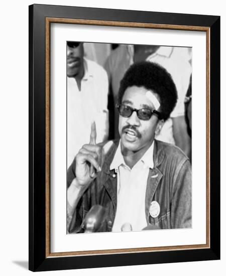 H. Rap Brown, S.N.C.C.-Marion S^ Trikosko-Framed Photo