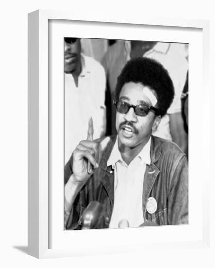 H. Rap Brown, S.N.C.C.-Marion S^ Trikosko-Framed Photo