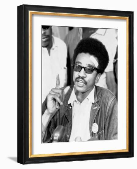 H. Rap Brown, S.N.C.C.-Marion S^ Trikosko-Framed Photo