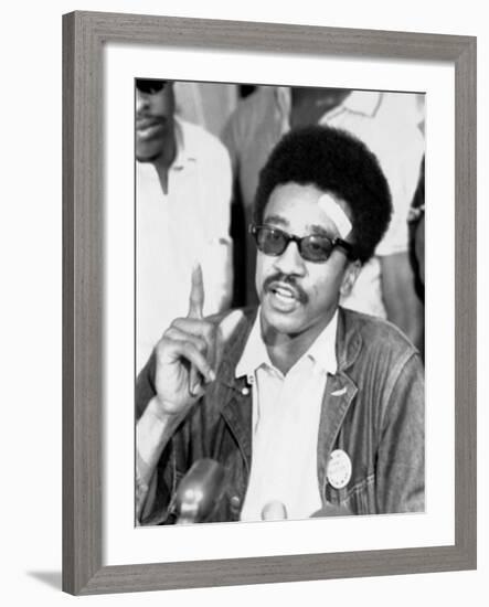 H. Rap Brown, S.N.C.C.-Marion S^ Trikosko-Framed Photo