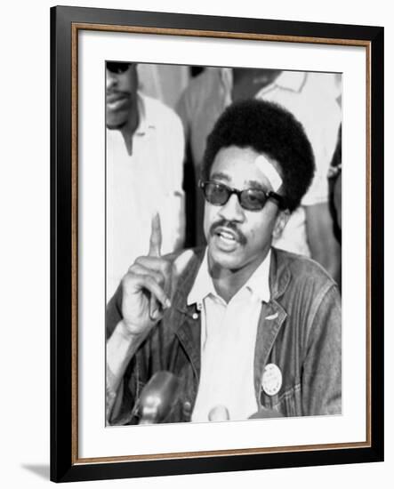 H. Rap Brown, S.N.C.C.-Marion S^ Trikosko-Framed Photo