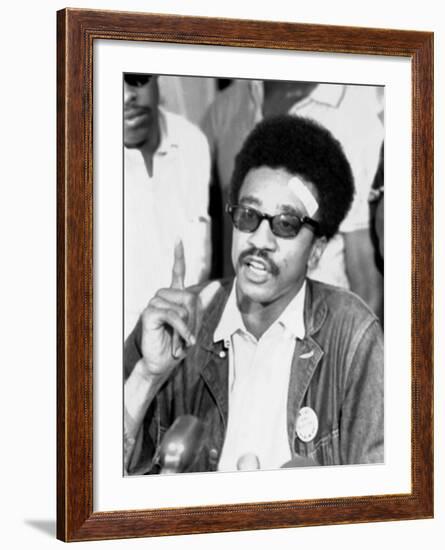 H. Rap Brown, S.N.C.C.-Marion S^ Trikosko-Framed Photo