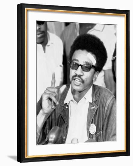 H. Rap Brown, S.N.C.C.-Marion S^ Trikosko-Framed Photo