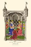 John Talbot Presenting His Book to Queen Margaret-H. Shaw-Art Print