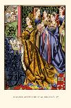 John Talbot Presenting His Book to Queen Margaret-H. Shaw-Art Print