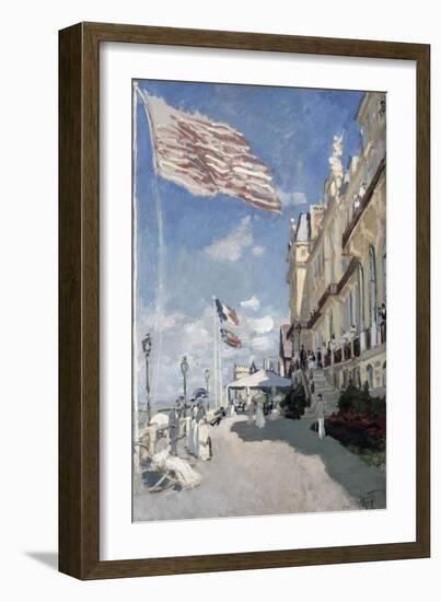 H“tel Des Roches Noires, Trouville-Claude Monet-Framed Giclee Print