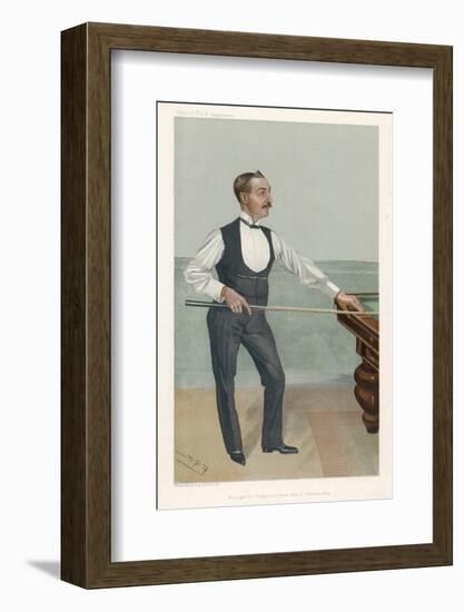 H.W. Stevenson a Leading British Player of His Day Who Won His First Billiards Championship in 1901-Spy (Leslie M. Ward)-Framed Photographic Print