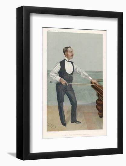 H.W. Stevenson a Leading British Player of His Day Who Won His First Billiards Championship in 1901-Spy (Leslie M. Ward)-Framed Photographic Print